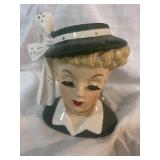 Japan Napco Japan Lady Head Vase