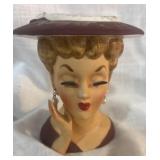 Japan Lady Head Vase