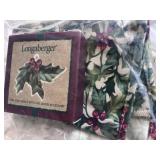 Longaberger holly liner