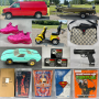 ONLINE VAN, BOAT, SCOOTER, ACTION FIGURES, DESIGNER, AMMO & MORE