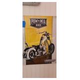 Metal sign.  Chopper