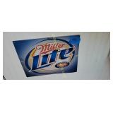Miller lite metal sign