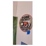 Ford red belly metal sign