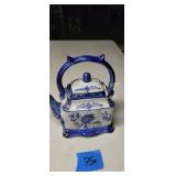 Blue White  Tea pot