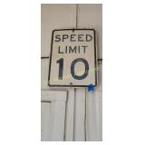 Speed limit sign