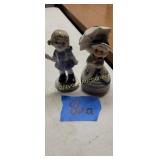 Blue White Figurines