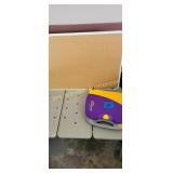 bath chair, cork board