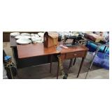 sewing machine table and machine