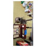 Vintage desk lamp, jewelry  box