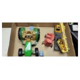 Assorted toy tractors