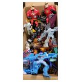 Assortment of action figures