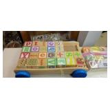 Blocks and pull behind