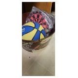 Basketball, dart boards