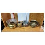 Brass Spitoon , containers