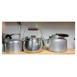 tea pots and coffee pot