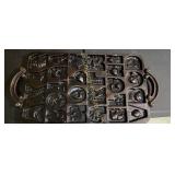 Cast iron alphabet pan