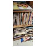 Three Shelves of Records, Assortment of Titles
