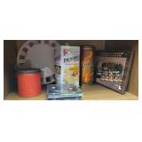 tin, cake plate, Nascar plaque