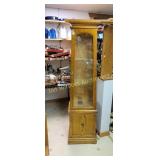 70x17x13 China cabinet with light