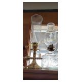 Oil Lamp and Candle holders