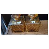 Waffle cut decanters