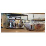 Vintage cake plates and bowls