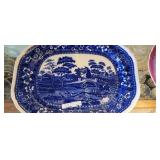 Copeland Spode Blue Platter England
