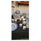 Blue and White patterned