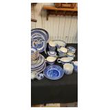 Blue and White Assortment of Dishes