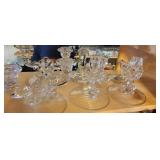 Glass Candle Holders