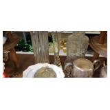 Vintage glass and metal