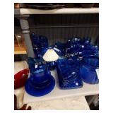Blue Glassware