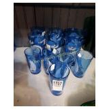 Blue Glassware