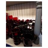 Ruby Red Glasswwre