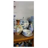 Blue and White Glassware