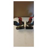Rooster Bookends