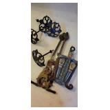 Victorian curtain holders trivet