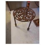 Small cast iron plant stand