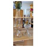 Vintage oil lamps