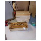 Wood Chest, wood box