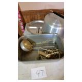 METAL PLATES, CAKE COVER, LADEL AND PAN
