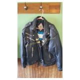 LEATHER RIDING JACKET