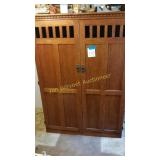 LARGE CABINET, OPEN SHELVES