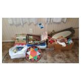 BEANY BABIES, MIRROR, LIGHT BUBLS, CHINESE CHECKES