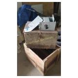 2 WOOD BOXES