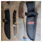 Coleman Knife and Side Knife
