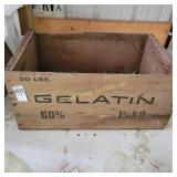 Gelatin on one side, Explosives on the other