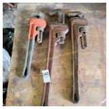 3 Pipe Wrenches