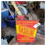 One US Gallon Gasoline Can Vintage