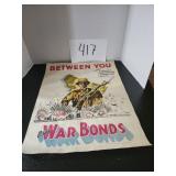 War Bond Poster Monticello, Illinois
